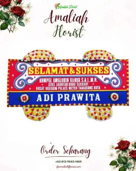 Papan Bunga Ucapan Selamat Tegal Bunder