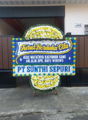 Papan Bunga Duka di Tegal Bunder